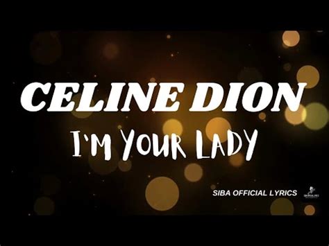 i your lady celine dion buy sonf|i'm your lady song.